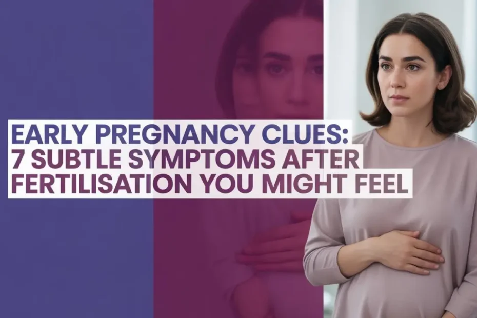 Early Pregnancy Clues: 7 Subtle Symptoms