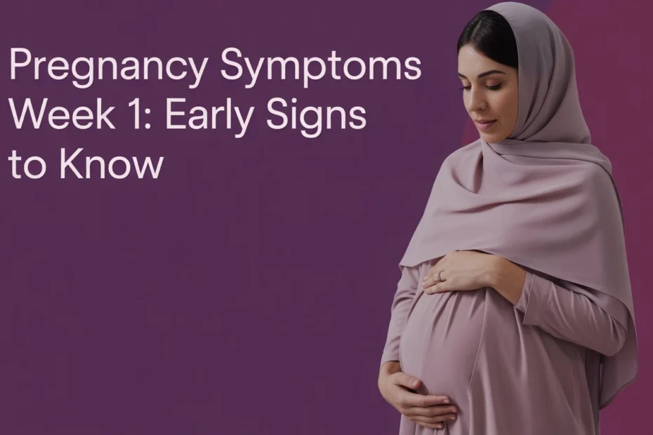 Pregnancy Symptoms Week 1: Early Signs to Know