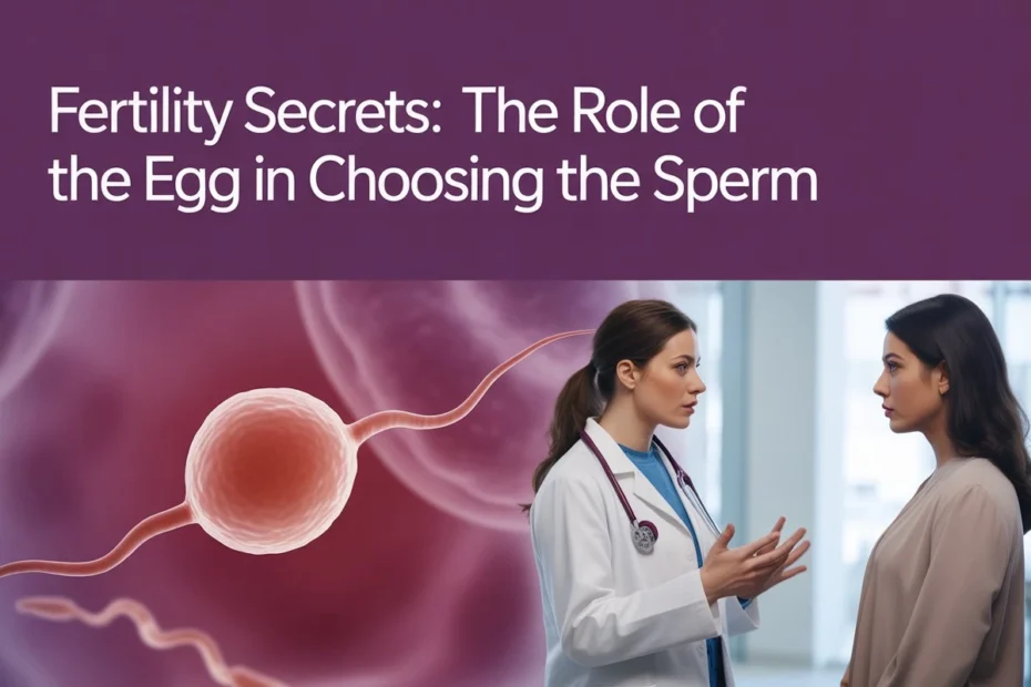 Fertility Secrets: The Role of the Egg in Choosing the Sperm
