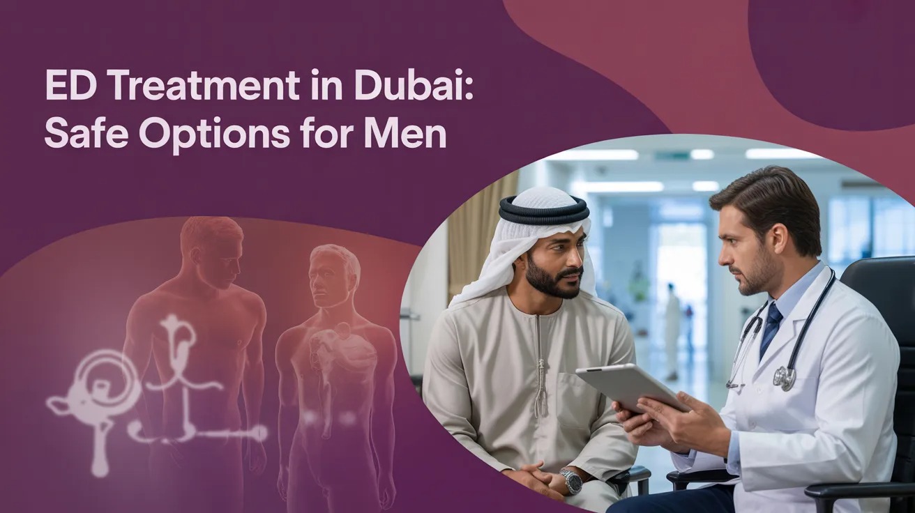 ED Treatment in Dubai: Safe Options for Men