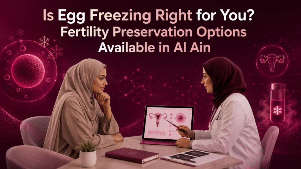 best egg freezing clinic in Al Ain