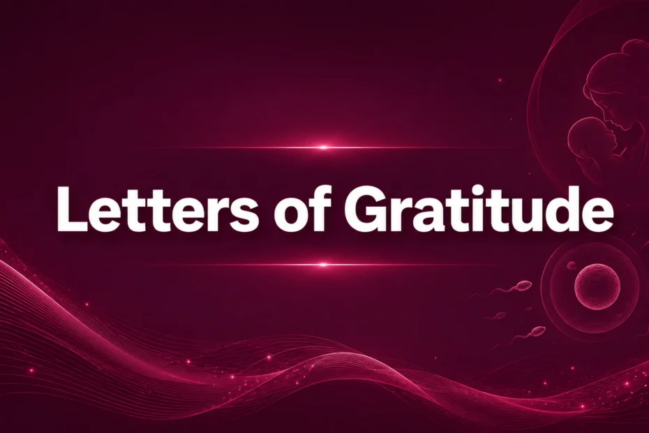 Letters of Gratitude