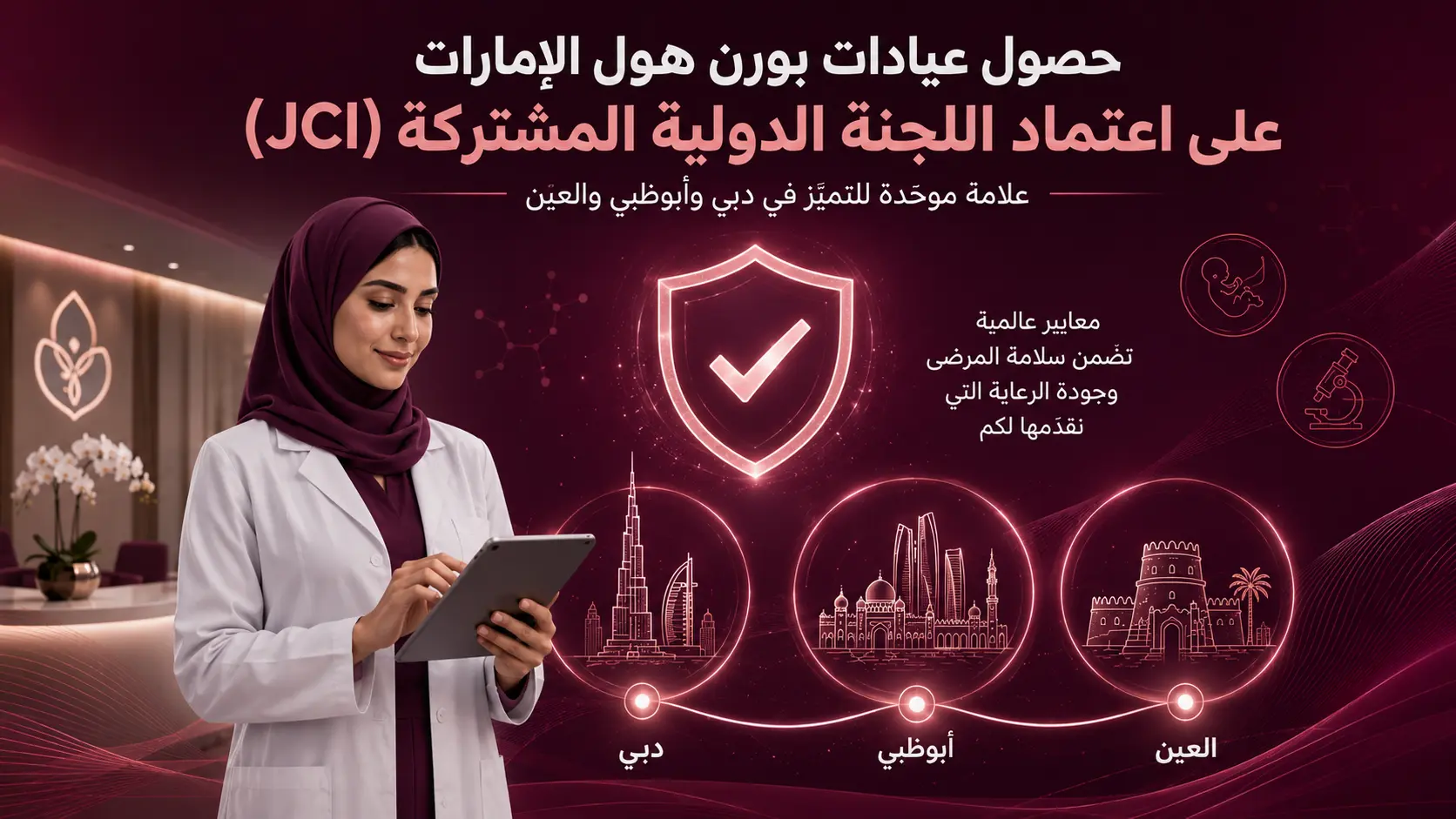 Bourn Hall UAE Clinics Earn JCI Accreditation